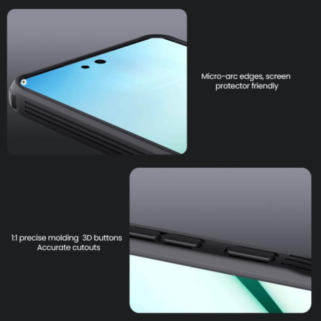 Ударозахисний чохол NILLKIN CamShield Pro для Samsung Galaxy A36 5G - чорний