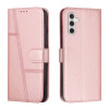 Чохол-книжка Stitching Calf Texture для Samsung Galaxy S23 FE 5G - рожеве золото