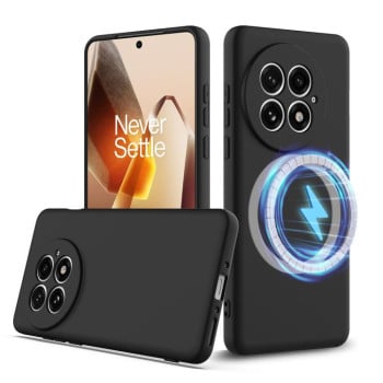 Силиконовый чехол Shockproof Silicone Magsafe для OnePlus 13 - черный