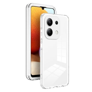Противоударный чехол Clear Color Frame для Xiaomi Redmi Note 13 4G - белый