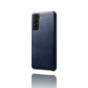 Противоударный чехол Calf Texture для Samsung Galaxy S22 - синий