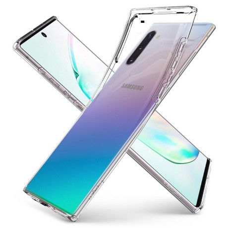 Оригинальный чехол Spigen Liquid Crystal для Galaxy Note 10 Crystal Clear