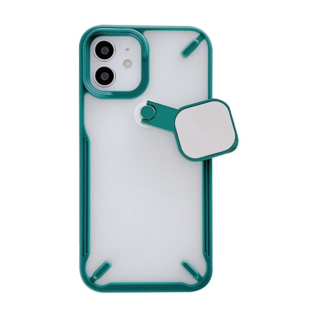 Противоударный чехол Lens Cover для iPhone 11 - темно-зеленый