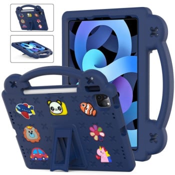 Протиударний чохол Handle Kickstand Children EVA для iPad 11(2025)/iPad 10.9 (2022) - темно-синій