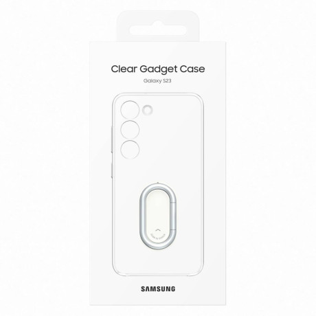 Оригінальний чохол Samsung Clear Gadget для Samsung Galaxy S23 - transparent (EF-XS911CTEGWW)