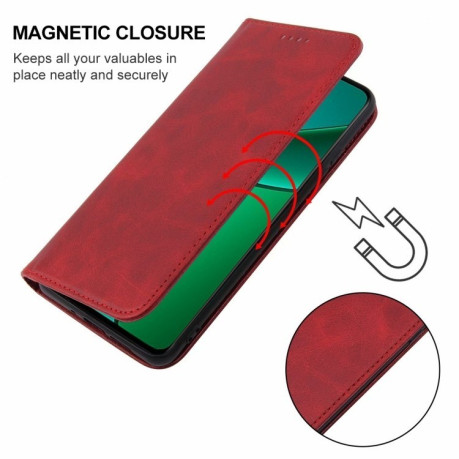 Чехол-книжка Magnetic Closure для Realme 12+ - красный