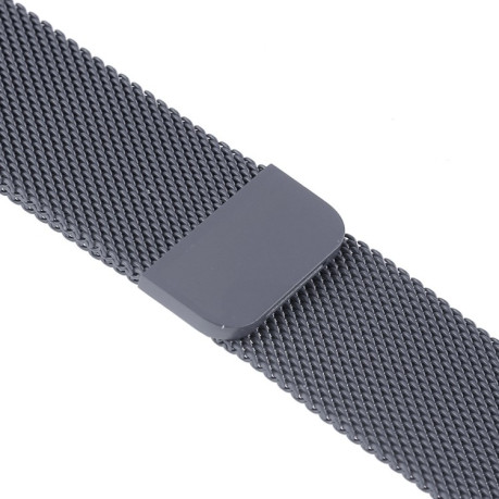 Браслет із нержавіючої сталі Milanese Loop Magnetic для Apple Watch Ultra 49mm /45mm /44mm /42mm - темно-сірий