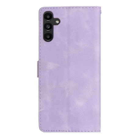 Чохол-книжка Flower Butterfly Embossing  для Samsung Galaxy S25+ 5G - фіолетовий