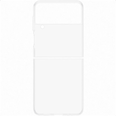 Оригинальный чехол Samsung Clear Slim для Samsung Galaxy  Flip 4 - прозрачный