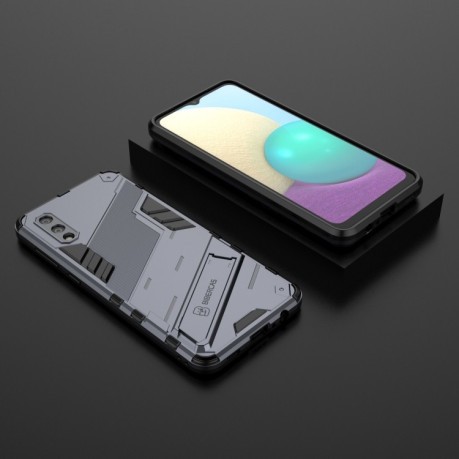 Протиударний чохол Punk Armor для Samsung Galaxy A02/M02 - сірий