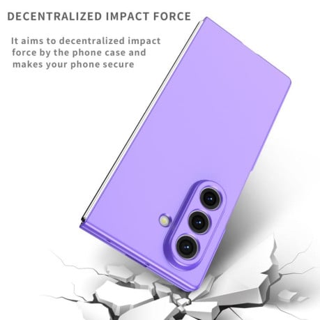 Противоударный чехол Armor Series на Samsung Galaxy Fold 7 5G - фиолетовый
