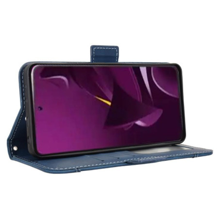 Чехол-книжка Skin Feel Calf на Xiaomi Poco M7 Pro 5G - синий