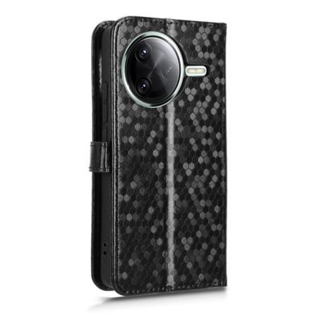 Чехол-книжка Honeycomb Dot для Xiaomi Poco F7 Pro 5G / F7 Ultra - черный