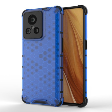 Противоударный чехол Honeycomb на Realme GT2 Explorer Master - синий