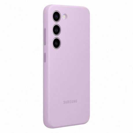 Оригінальний чохол Samsung Silicone Cover Rubber для Samsung Galaxy S23 - Lilac (EF-PS911TVEGWW)