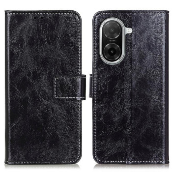 Чехол-книжка Magnetic Retro Crazy Horse Texture на Xiaomi Redmi A5 4G 173.3mm -  черный