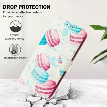 Чохол-книжка Colored Drawing Pattern для iPhone 16e - кольоровий