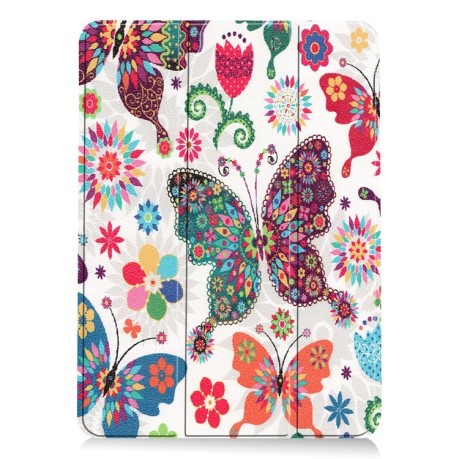 Чехол-книжка Colored Drawing на iPad Air 10.9 2022/2020 - Colorful Butterfly