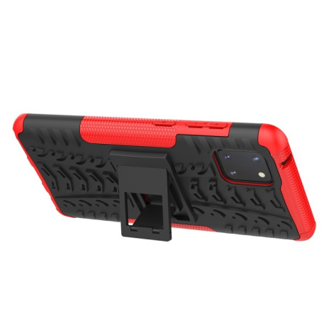 Протиударний чохол Tire Texture Samsung Galaxy Note 10 Lite - червоний