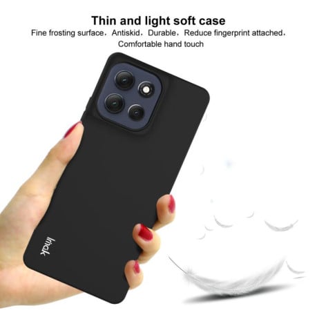 Силиконовый чехол IMAK UC-3 Series на Motorola Moto G86 Power - черный