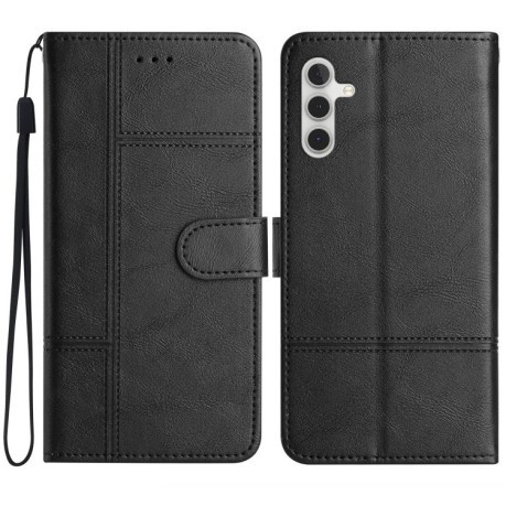 Чехол-книжка Cowhide Texture Stitching Leather на Samsung Galaxy A56 5G - черный