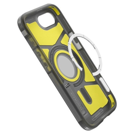 Оригинальный чехол Spigen Tough Armor MagSafe на iPhone 16e - Clear Gray