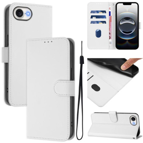 Чохол-книжка Skin Feel S-type для iPhone 16e - білий