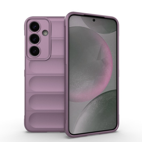 Силіконовий чохол Magic Flannel для Samsung Galaxy S25+ 5G - фіолетовий