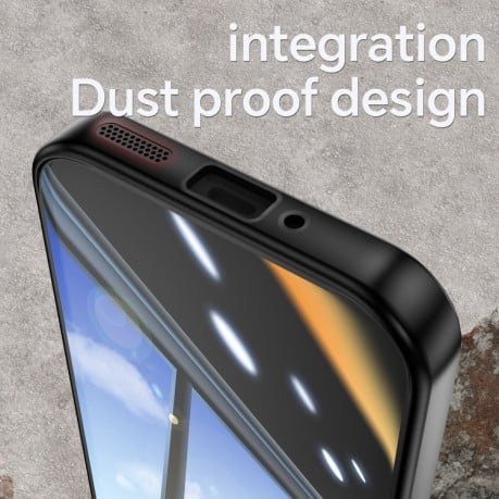 Протиударний чохол Acrylic Hybrid TPU Armor Shockproof для Google Pixel 9 Pro XL - чорно-червоний