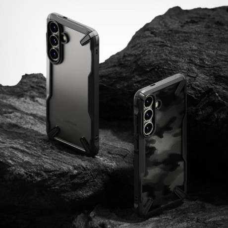 Оригинальный чехол Ringke Fusion X Design durable для Samsung Galaxy S25 - Black