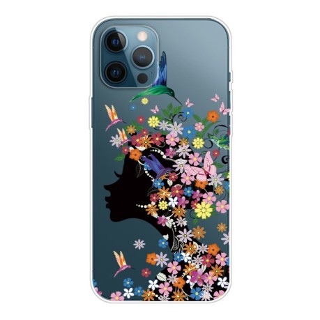 Чохол Painted Pattern для iPhone 13 Pro - Flower Girl