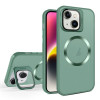Протиударний чохол Skin Feel CD MagSafe Lens Holder для iPhone 15 - зелений