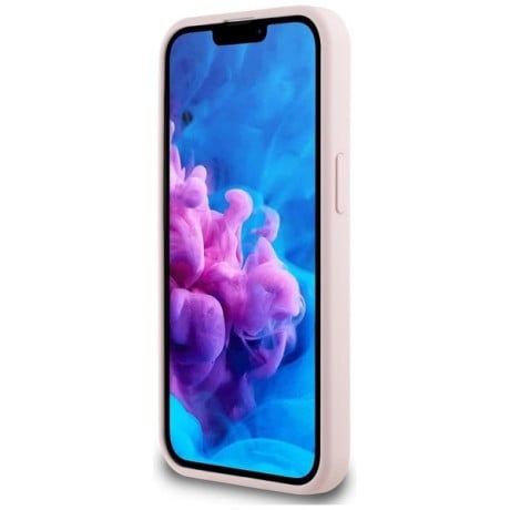 Оригинальный силиконовый чехол Karl Lagerfeld Karl &amp; Choupette MagSafe для iPhone 16e - purple