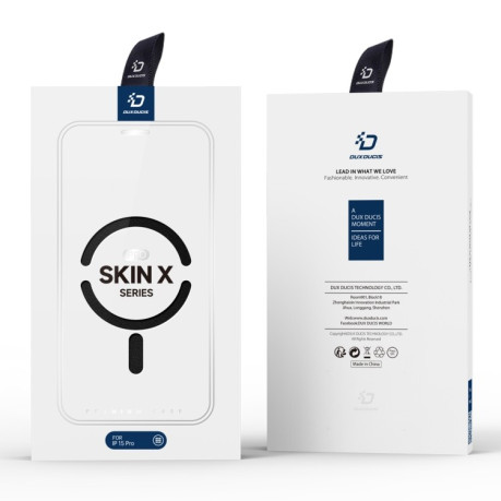 Чехол-книжка DUX DUCIS Skin X Pro Series Magsafe на iPhone 15 Pro - черный