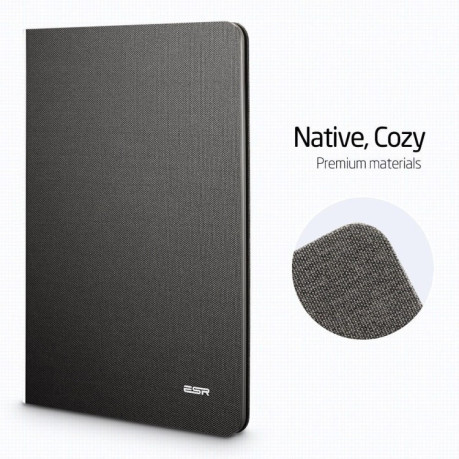 Чехол- книжка ESR Simplicity Series Premium Folio на iPad 4 / 3 / 2- сумеречно-серый