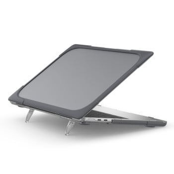 Чехол Escase на MacBook Air 13.6 inch A2681 2022 / M3 2024 A3113 / M4 2025 A3240 — серый