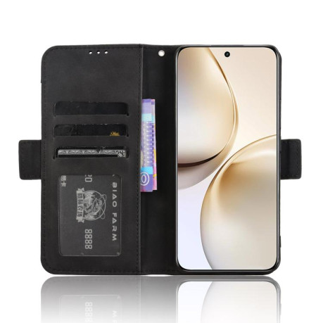 Чехол-книжка Skin Feel Calf на Realme 14 Pro+ - черный
