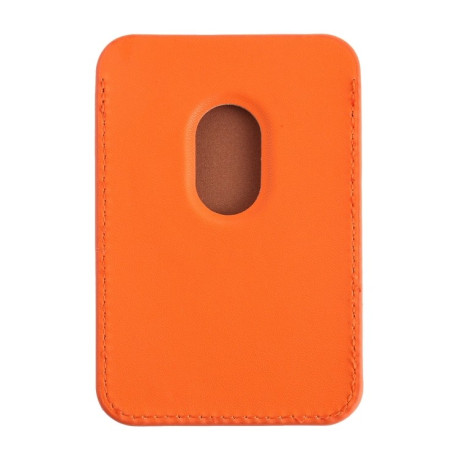 Магнитный слот для карт Holder Magsafing для iPhone 12 mini / iPhone 12 / iPhone 12 Pro / iPhone 12 Pro Max - оранжевый