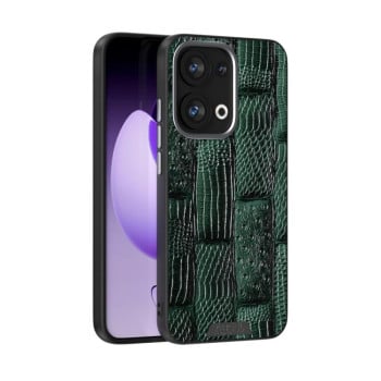 Ультратонкий чехол ABEEL 6D Micro Relief MagSafe Magnetic на OPPO Reno13 Global - зеленый