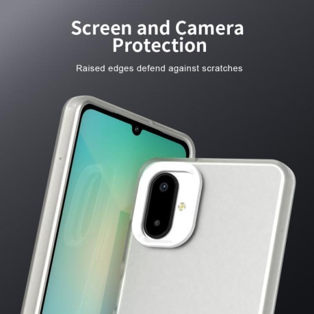Противоударный чехол Candy Series для Samsung Galaxy F06 5G / M06 5G - белый