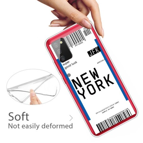 Протиударний чохол Boarding Pass Series Samsung Galaxy A02s - New York