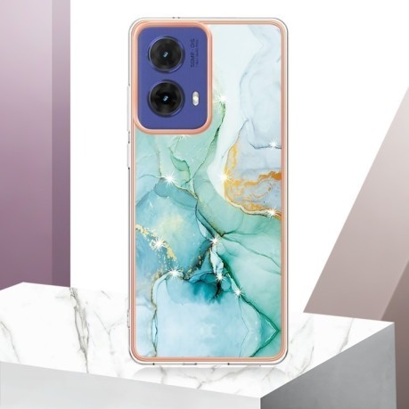 Протиударний чохол Electroplating IMD для Motorola Moto G85 - Green