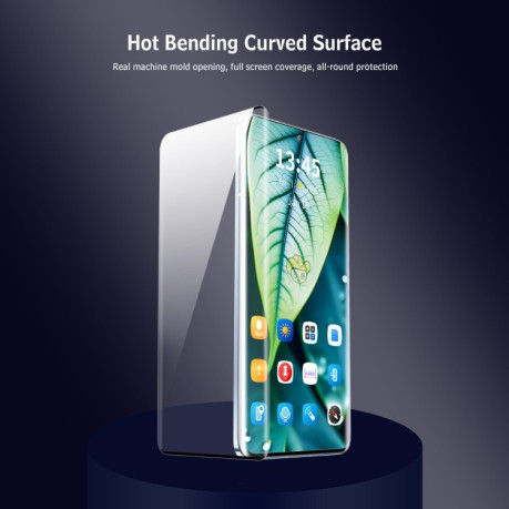 Захисне скло ENKAY 3D Curved Hot Bending для OnePlus Ace 3 / Ace 3 Pro - чорне