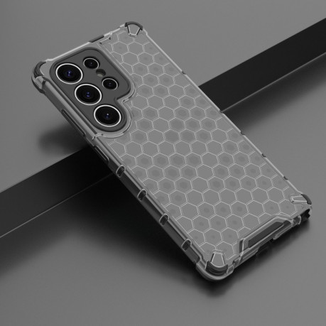 Противоударный чехол Honeycomb на Samsung Galaxy S25 Ultra 5G - черный