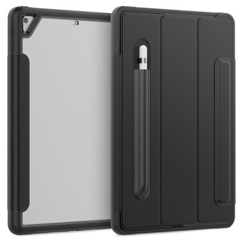 Чехол-книжка Smart Acrylic + TPU для iPad 9/8/7 10.2 2019/2020/2021 - черный