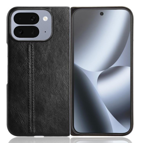 Чохол із прострочкою Sewing Cow Pattern на Google Pixel 10 Pro Fold — чорний