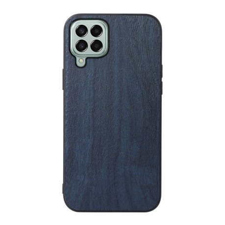 Ударопрочный чехол Wood Texture для Samsung Galaxy M33 5G - синий