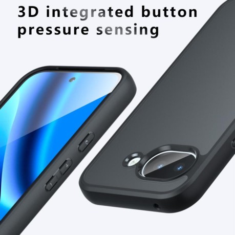 Протиударний чохол Armor Precise Hole гібрид на Google Pixel 10a — прозорий
