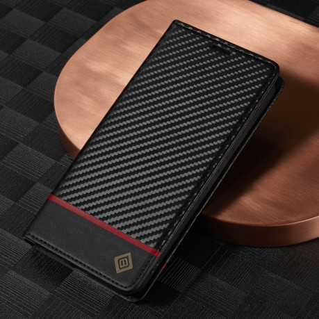 Чехол-книжка LC IMEEKE Carbon Fiber для Google Pixel 9 Pro - Black