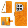 Чохол-книжка Skin Feel Sun Flower OnePlus 12R 5G Global - жовтий